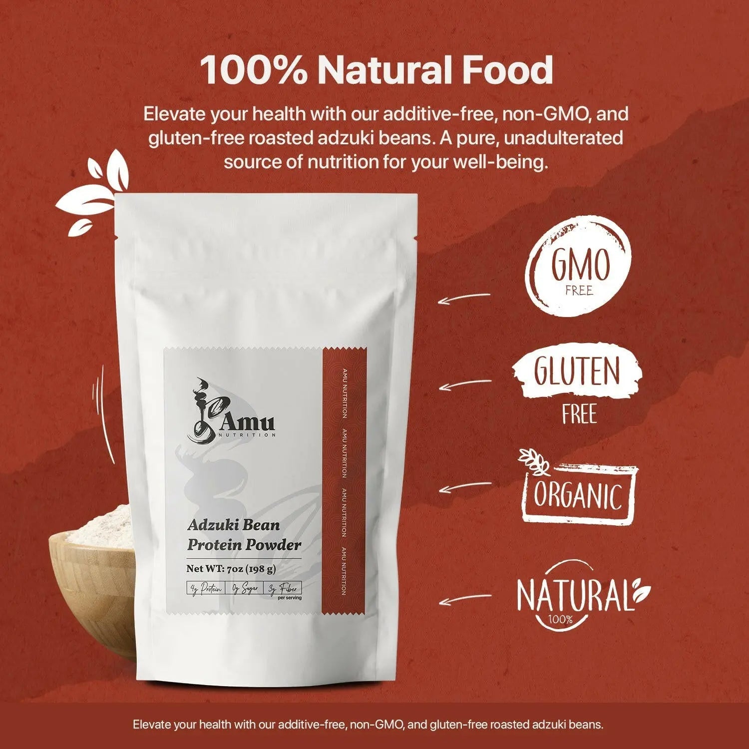 Roasted Adzuki Beans – 198 g - Asian Beauty & Slimming Superfood, Gluten-Free, Celiac-Friendly, Low-Calorie, Traditionally Used for Weight Loss, Clear Skin, and Reducing Edema