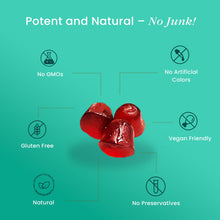 Himalayan Shilajit Gummies – 60 Gummies | 3000mg RHE per Serving | Herbal Wellness Blend with Natural Cherry Flavor