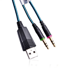 GROUPBUYLINK Each G2000 Over-Ear Game Gaming Headphone Headset Earphone Headband with Mic Stereo Bass LED Light for PC Game