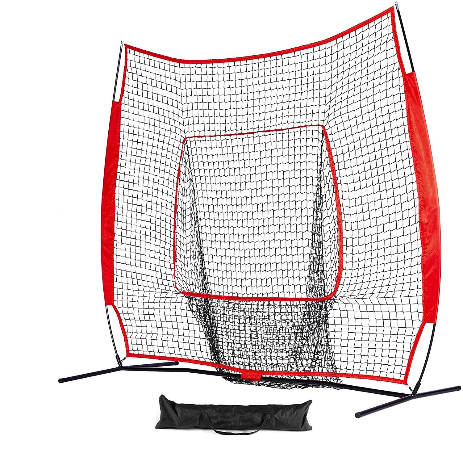 Martin Sports Pocket Style Training Baseball Net, 7'x7'