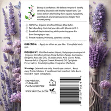 French Lavender Natural Organic Body Lotion 12oz