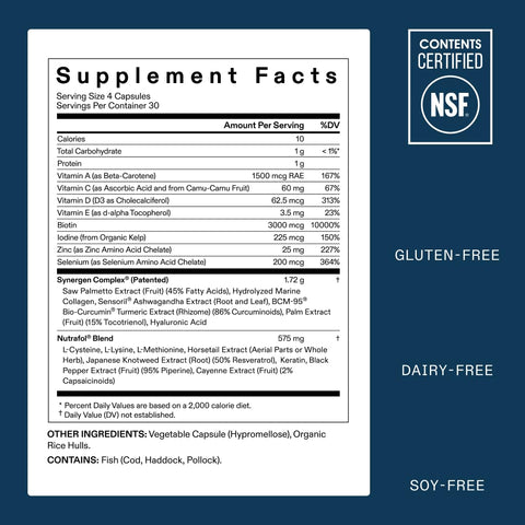 Nutrafol Men's Hair Growth Supplements