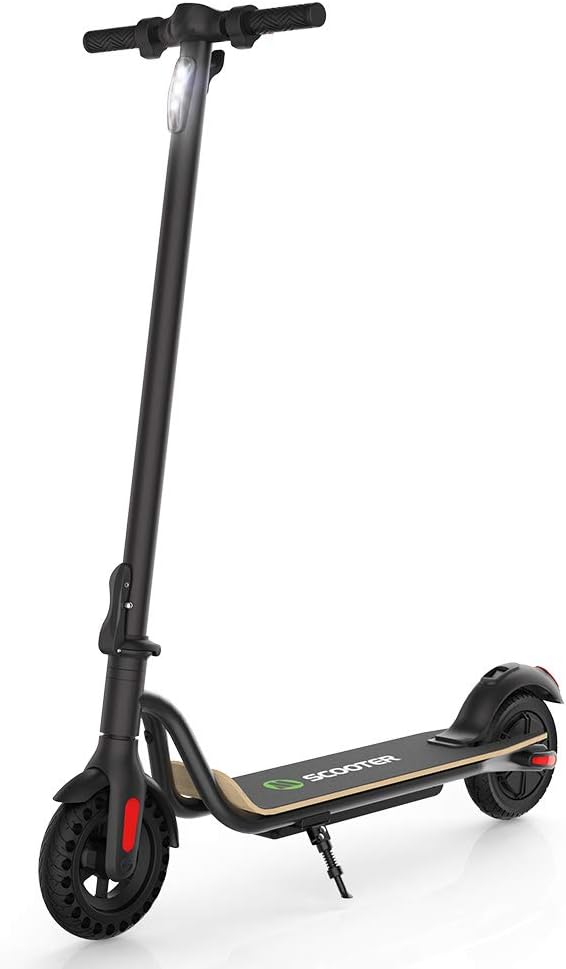 MEGAWHEELS Electric Scooter, 3 Gears, Max Speed 15.5MPH, 12 Miles Powerful Battery with 8'' Tires Foldable Electric Scooter for Adults, Max Load 220 lbs