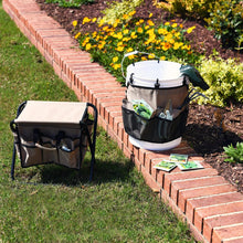 Household Essentials Collapsible Utility Stool, Tan