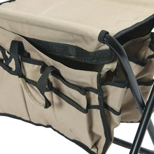 Household Essentials Collapsible Utility Stool, Tan