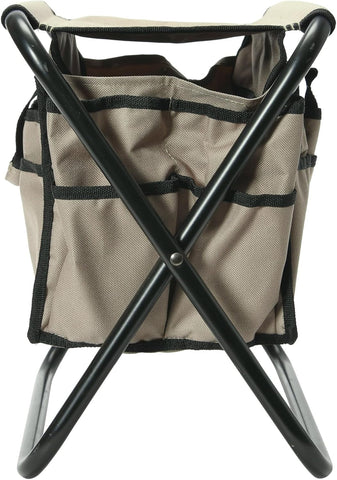 Household Essentials Collapsible Utility Stool, Tan