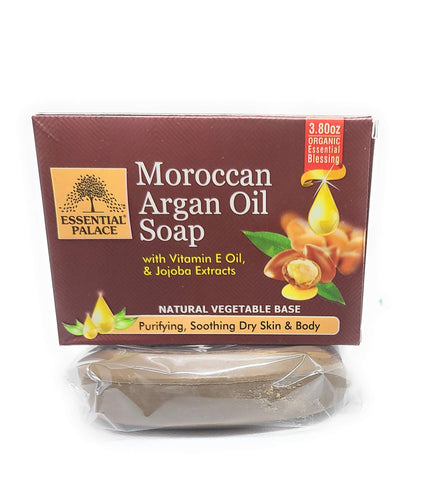 Essential Palace MORACCAN ARGAN OIL SOAP WITH VITAMIN E OIL &Jojoba oil pack of 1