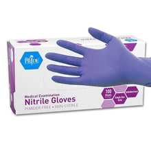 MedPride Powder-Free Nitrile Exam Gloves large, Case/1000, 100 Count (Pack of 10)